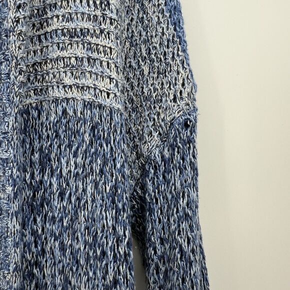 Gap Multi Blue Cardigan Cotton Oversized Size Medium Gap for Good Boho - Picture 8 of 10